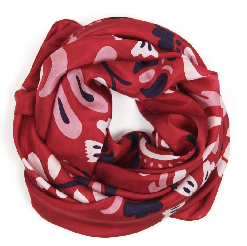 Les Belles Vagabondes 100% Silk Square - Large