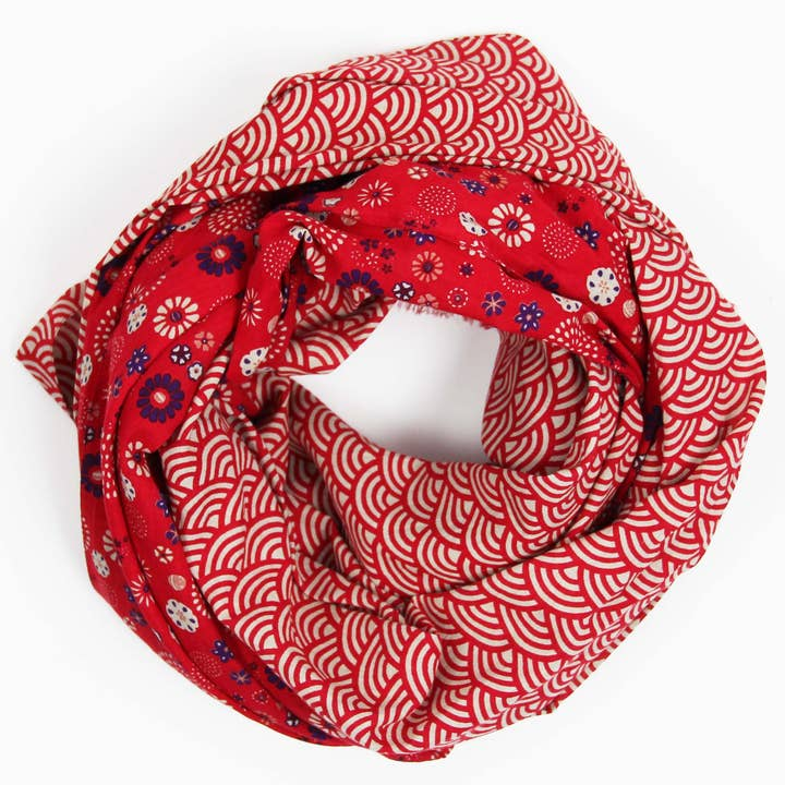 Les Belles Vagabondes 100% GOTS Organic Cotton Scarf