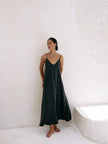 Lucid Flow Maxi Dress in Black