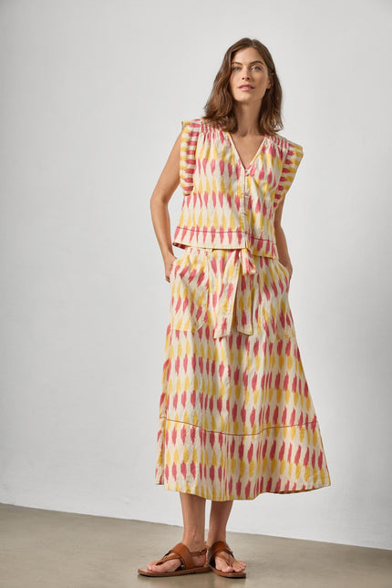 Ikat Long Skirt