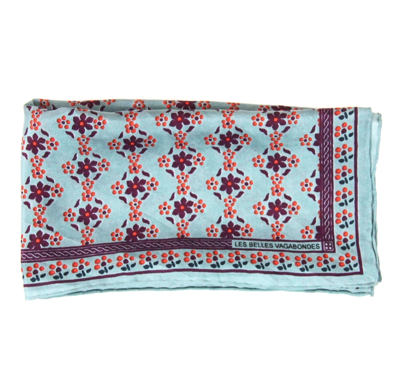 Les Belles Vagabondes 100% Silk Square - Small