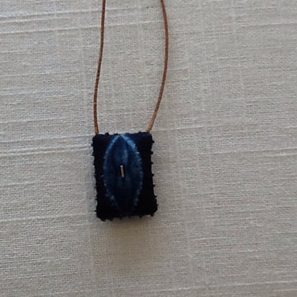 See Real Flowers Indigo Talisman Necklace