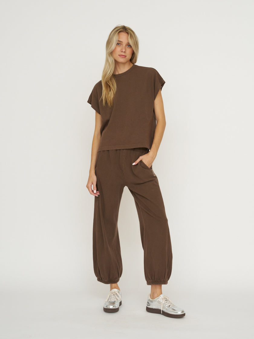 Le Bon Shoppe Jeanne Tee - Chocolate