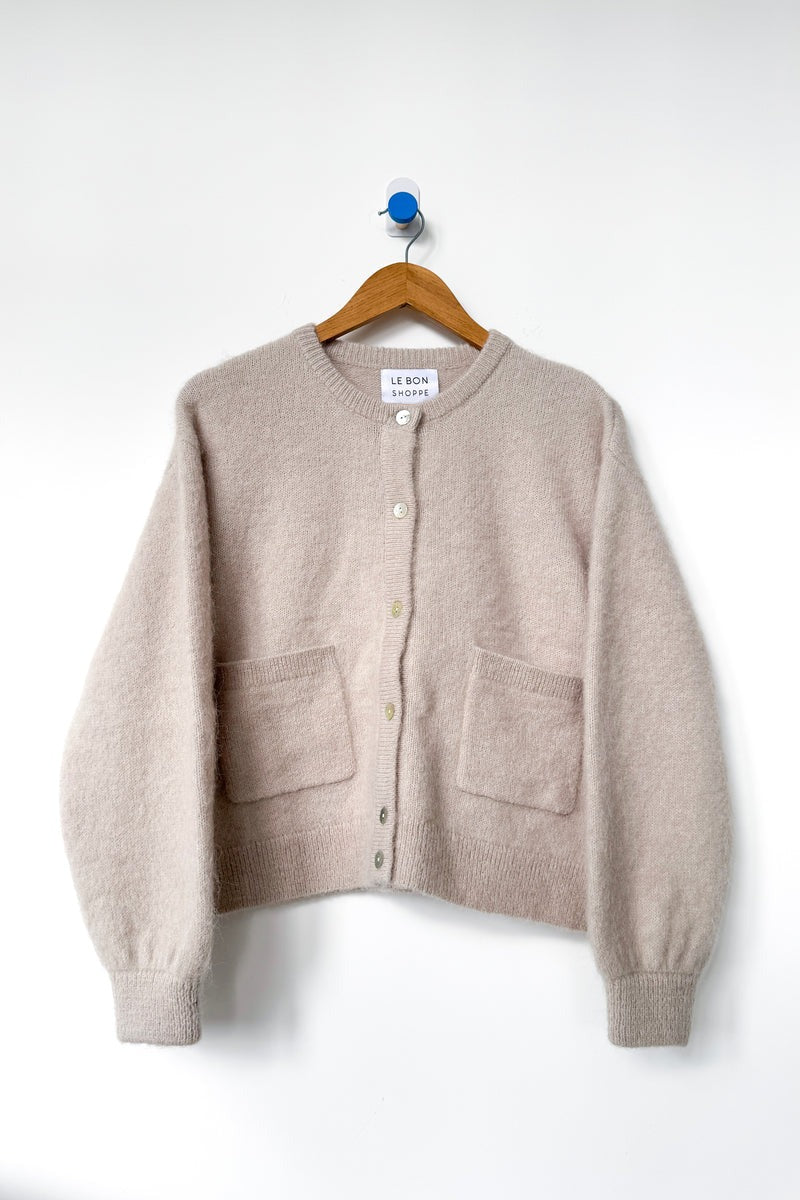 Le Bon Shoppe Amelie Alpaca Cardigan - Smoke