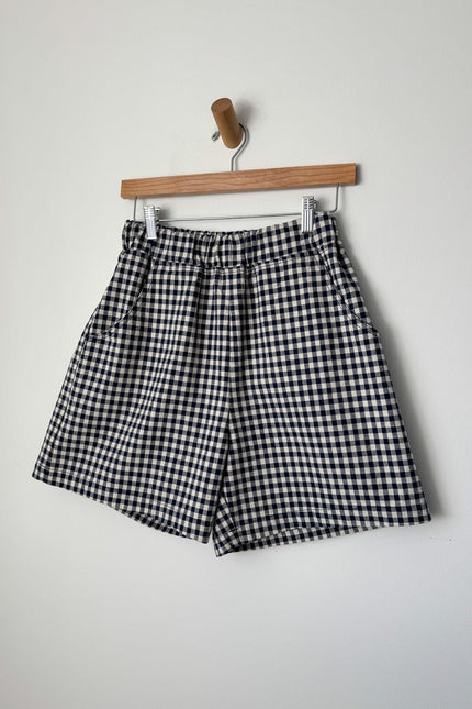 Le Bon Shoppe City Shorts - Navy Gingham