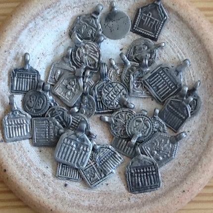 Antique Silver Hindu Amulet