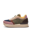 Woden Ronja Plateau Sneaker - Dark Algae Multi