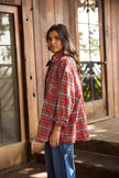 Hey Gang The Big Shirt - Red Plaid