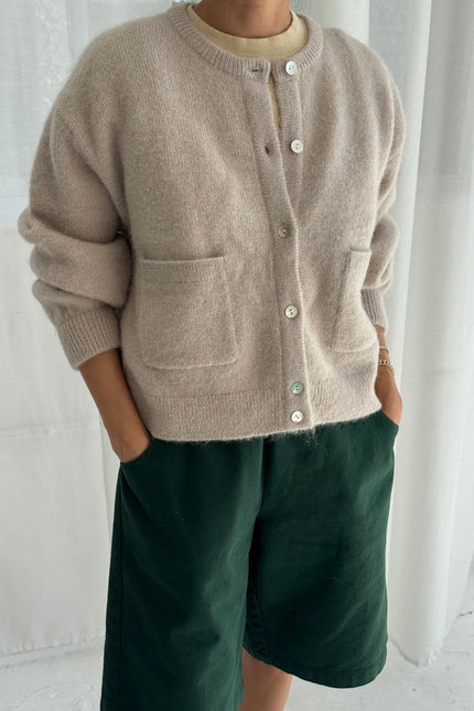 Le Bon Shoppe Amelie Alpaca Cardigan - Smoke