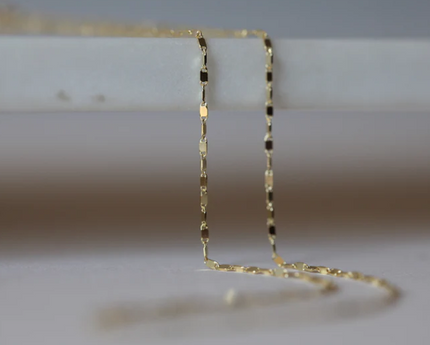 Gjenmi 14K Gold Neuw Chain 18