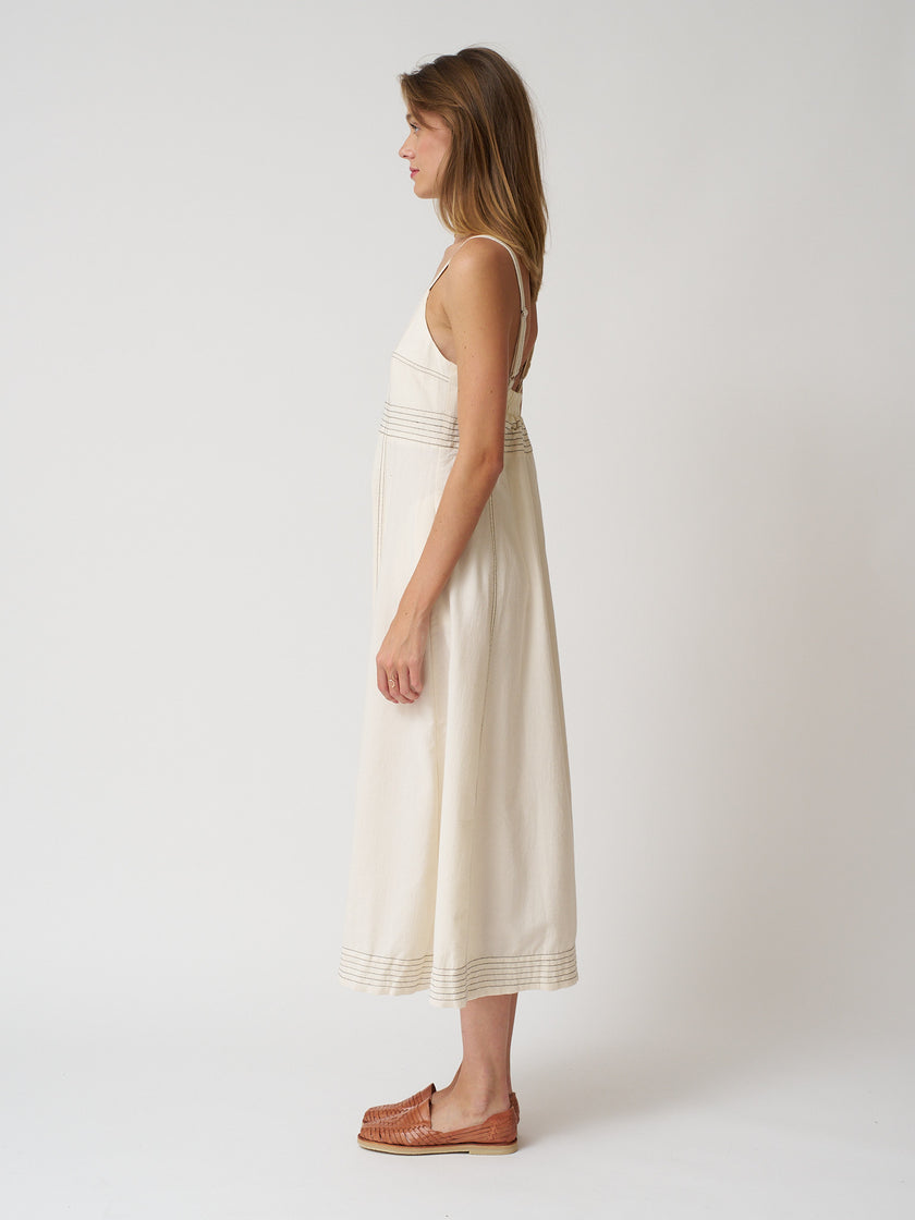 Handloom Eva Maxi Dress - Natural