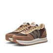 Woden Ronja Plateau Sneaker - Chocolate Multi