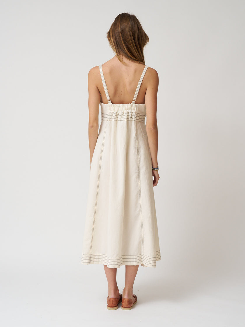 Handloom Eva Maxi Dress - Natural