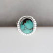 Carolyn Keys Handmade Jewelry - Lumi Ring #32 - Hubei Turquoise - Size 6.25