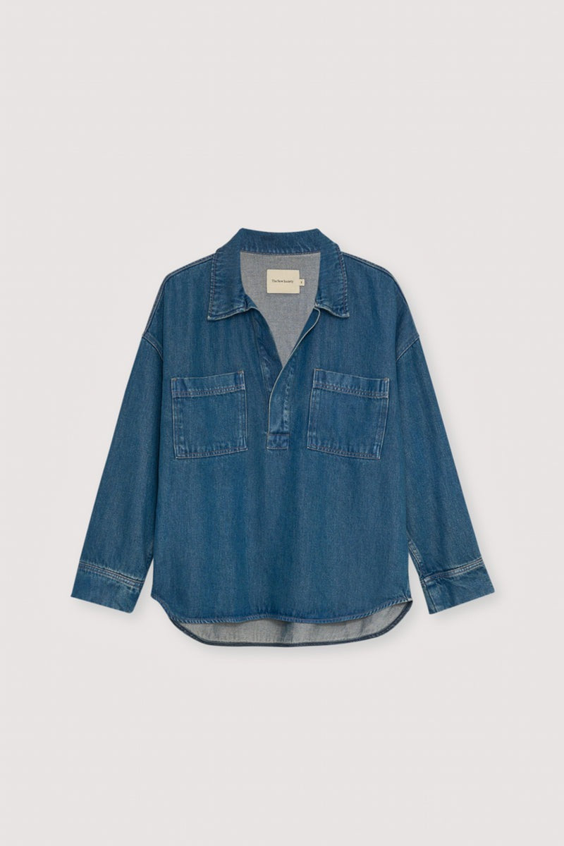 The New Society Oversized Denim Shirt