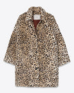 The Great. The Car Coat in Vintage Leopard