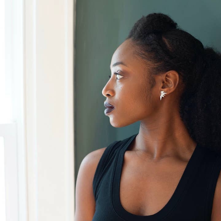 Carolyn Keys Handmade Jewelry - Punk Studs - Brass