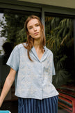 Indi & Cold Embroidered Denim Shirt
