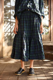 Hey Gang The Ranch Skirt - Green Plaid