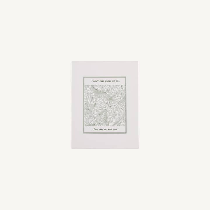 Hand Scored Letterpress Note Cards