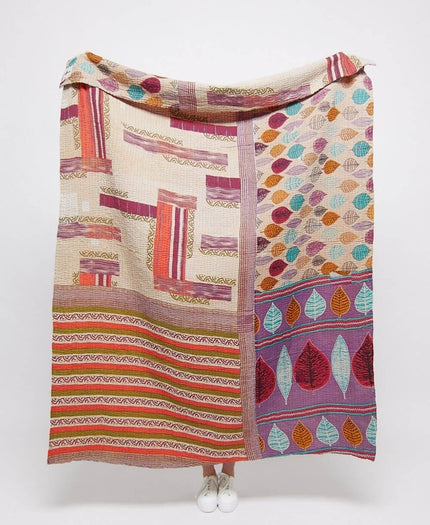 Anchal Kantha Quilt Throw - Various Unique Designs