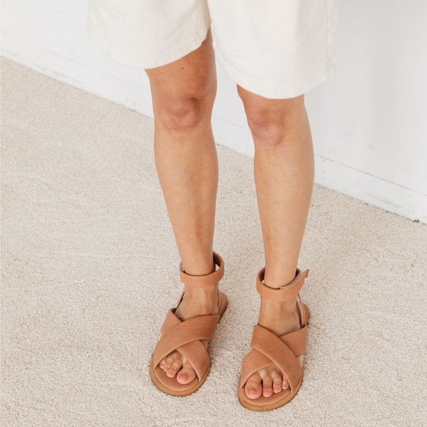 Either/Or The Comfort Sandal - Cognac