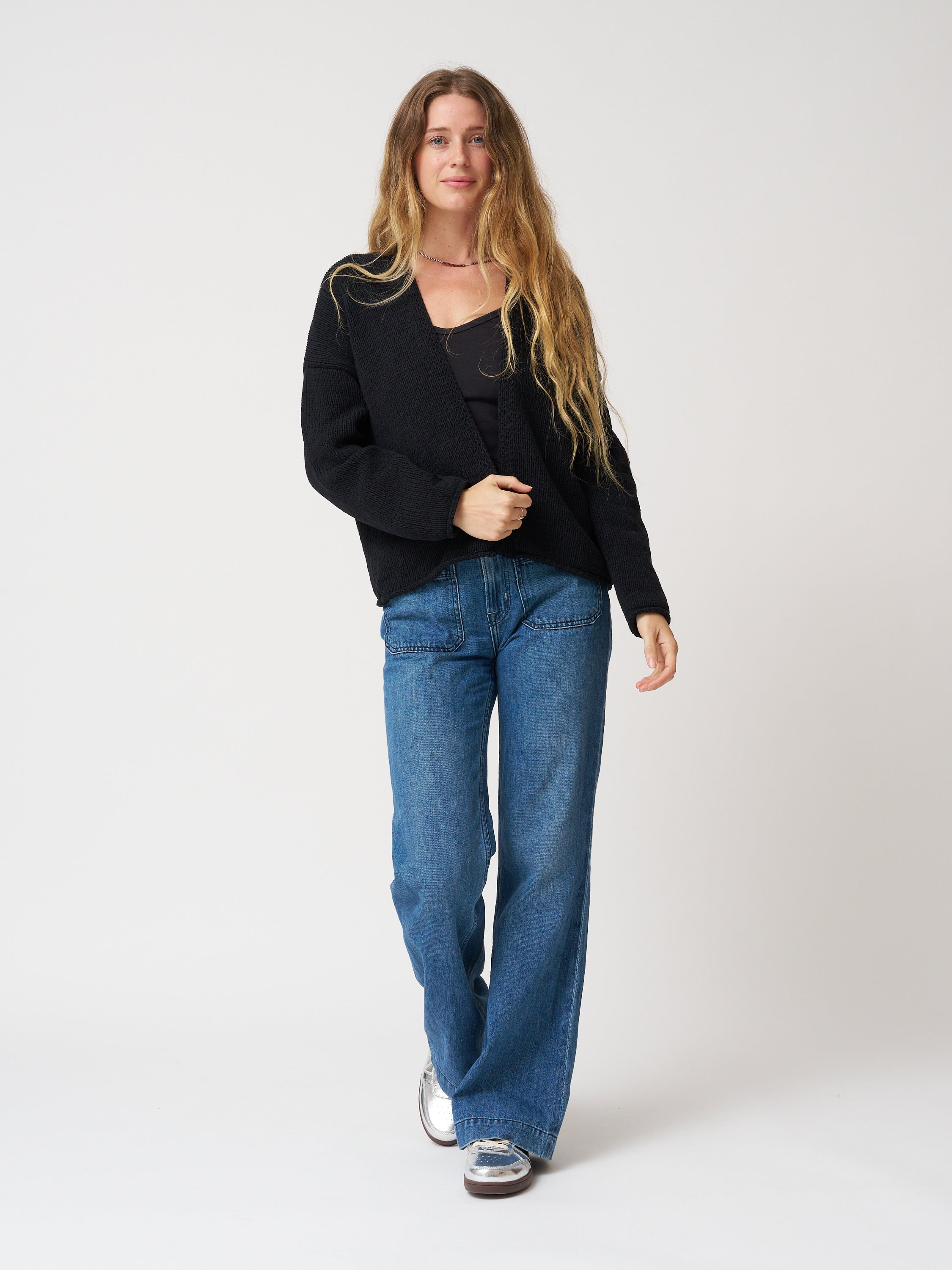 Velvet by G&S Hollie Cardigan - Black