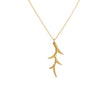 Carolyn Keys Handmade Jewelry - Branch Necklace in Brass