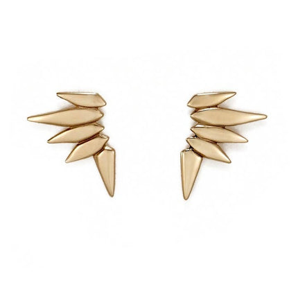 Carolyn Keys Handmade Jewelry - Punk Studs - Brass