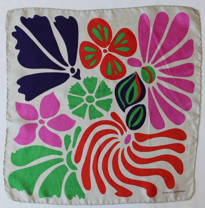 Les Belles Vagabondes 100% Silk Square