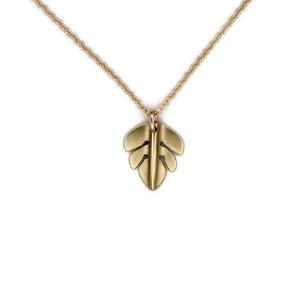 Carolyn Keys Handmade Jewelry - Cebu Necklace in Brass