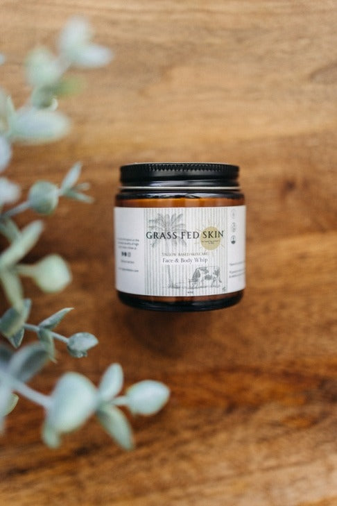 Grass Fed Skin Tallow Face & Body Whip