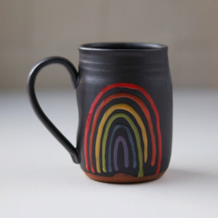 Gravesco Handmade Pottery Rainbow Mug