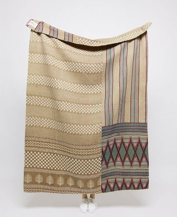 Anchal Kantha Quilt Throw - Various Unique Designs