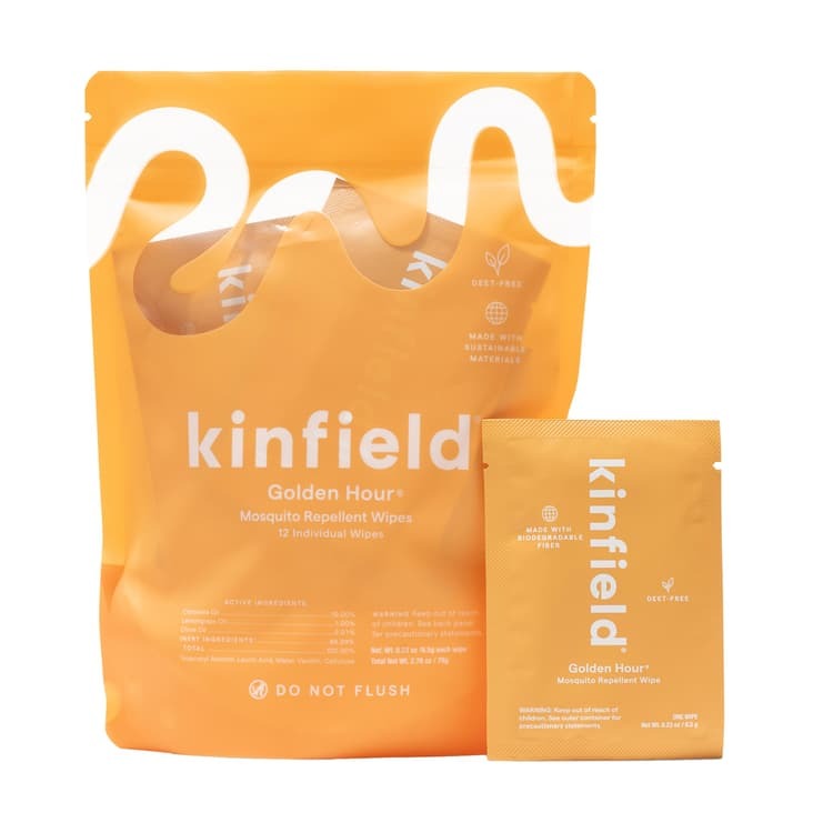 Kinfield Golden Hour Wipes - Natural Mosquito Repellent