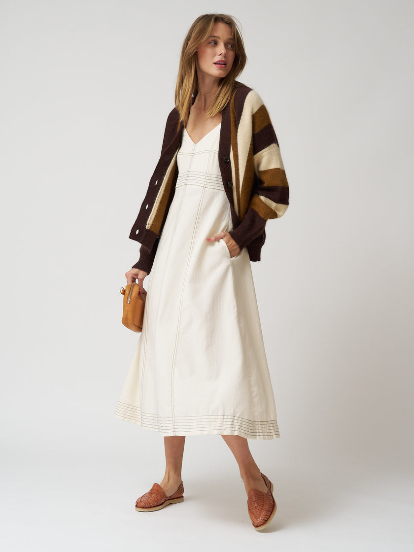 Handloom Eva Maxi Dress - Natural