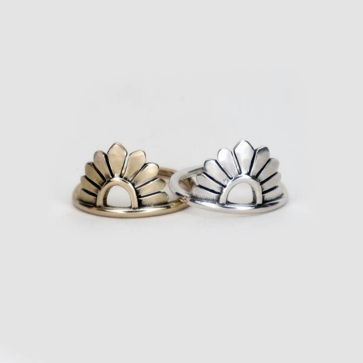 Carolyn Keys Handmade Jewelry - Osa Ring in Brass