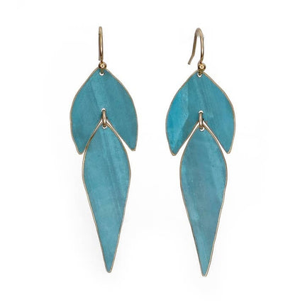 Carolyn Keys Handmade Jewelry - Suni Earrings in Aloe