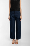 Micaela Greg Dark Indigo Panel Jean