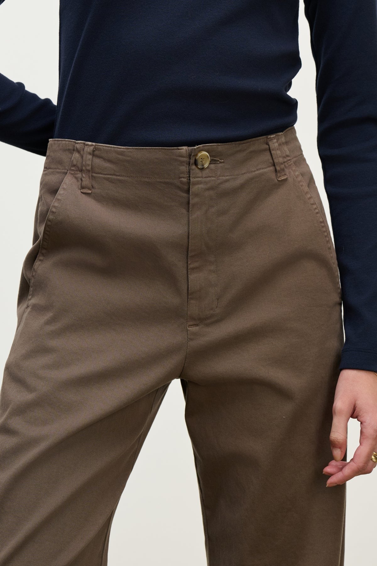 Velvet by Graham & Spencer Wide Leg Pant in Bark