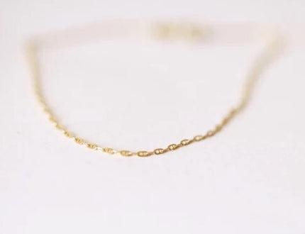 Gjenmi 14K Gold Anchor Bracelet