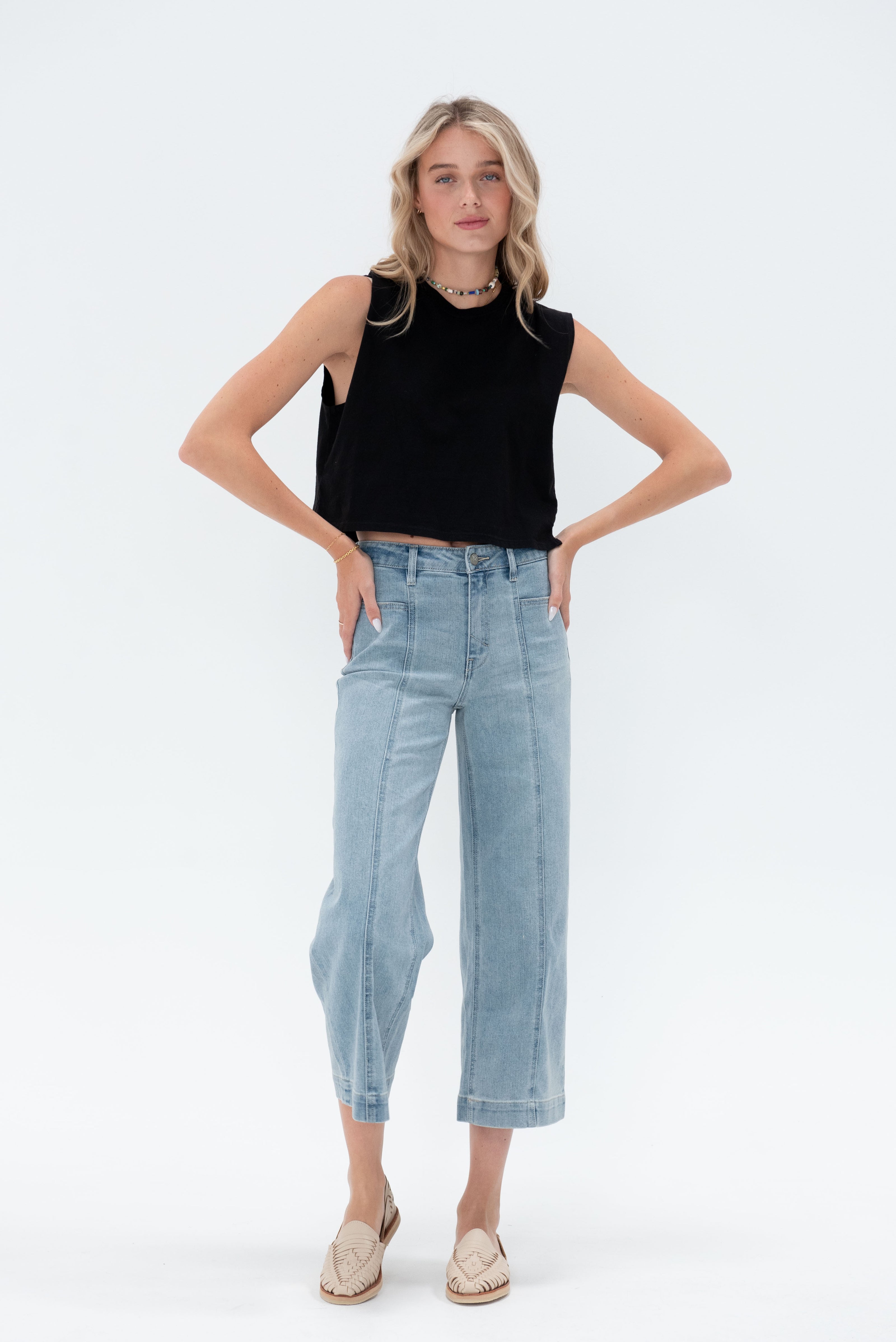 By Together Solene Crop Top - Black