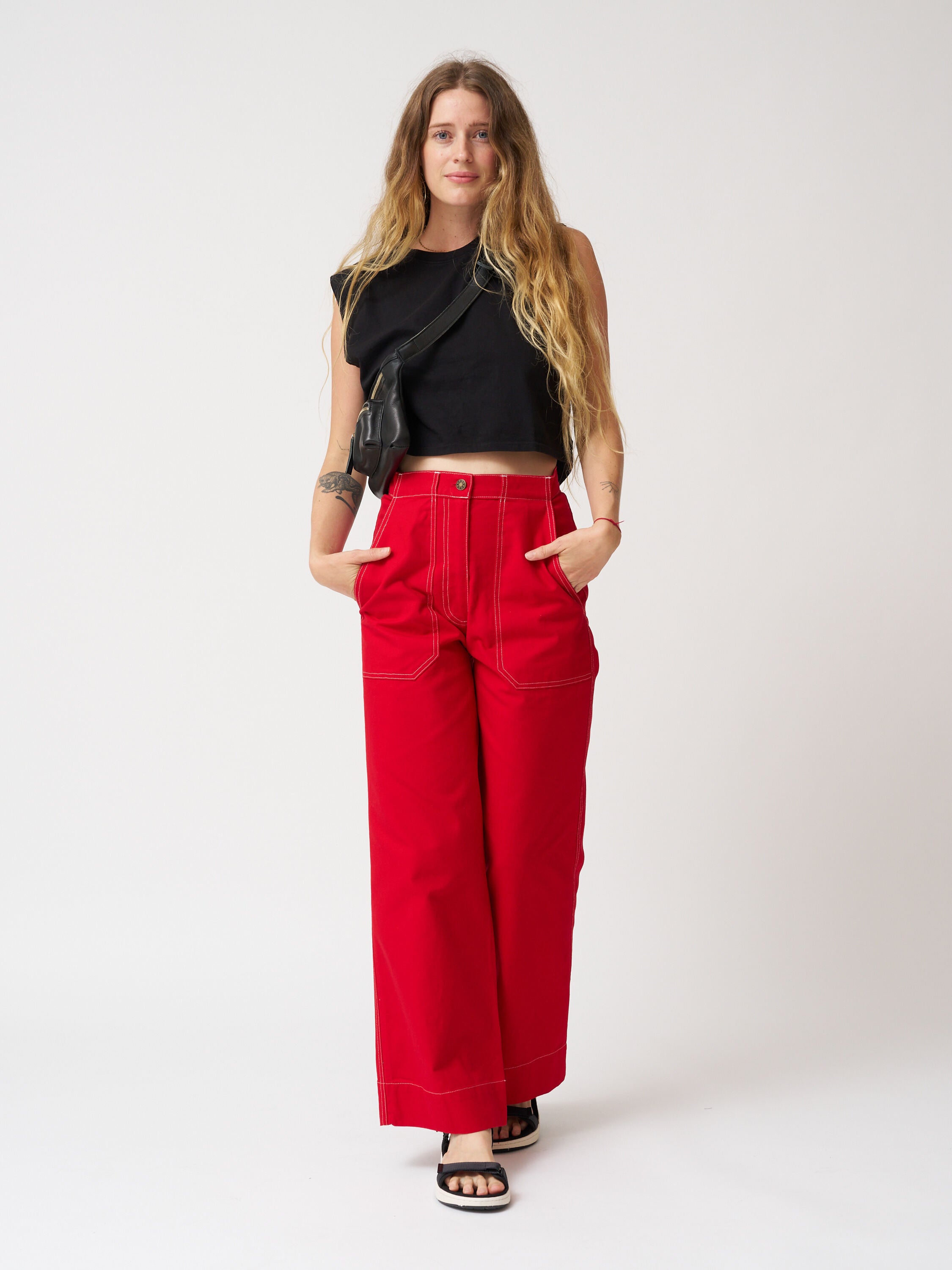 By Together Solene Crop Top - Black