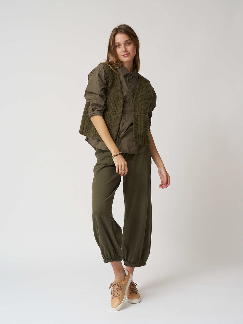 Le Bon Shoppe Balloon Pants - Olive