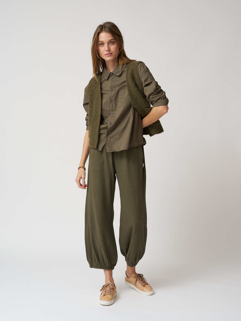 Le Bon Shoppe Balloon Pants - Olive