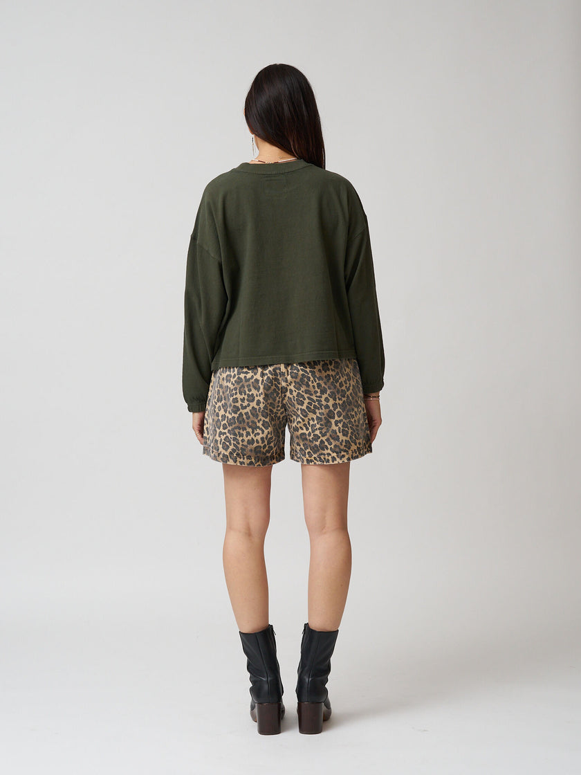 Le Bon Shoppe Naturelle Tee - Olive Green