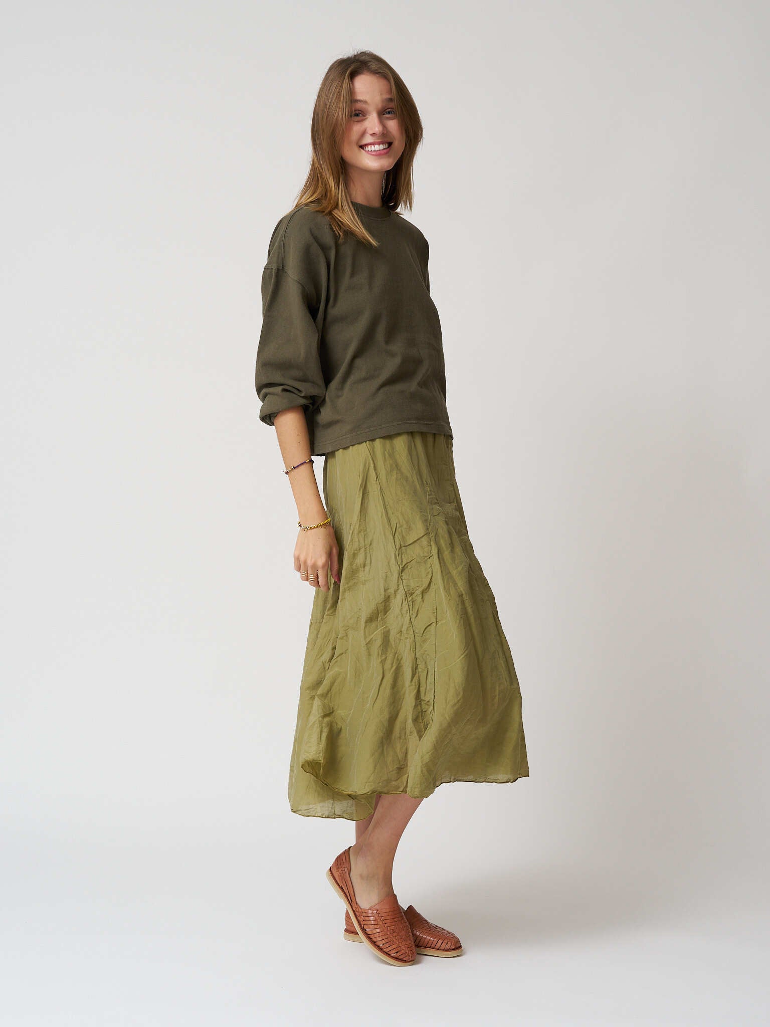 Le Bon Shoppe Naturelle Tee - Olive Green
