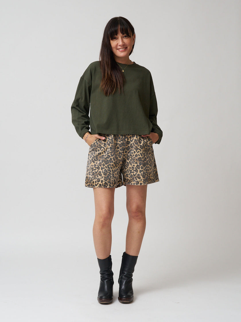 Le Bon Shoppe Naturelle Tee - Olive Green