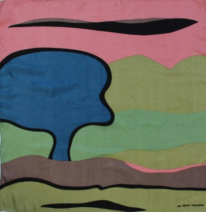 Les Belles Vagabondes 100% Silk Square