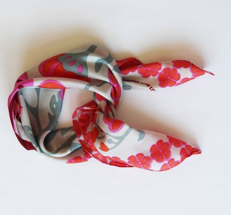 Les Belles Vagabondes 100% Silk Square
